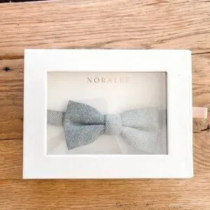 NEW Noralee Gray Little Boy Bow Tie