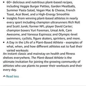 NEW NY Best Seller Plant Based Athlete book