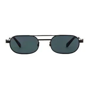 NEW OFF-WHITE SUNGLASSES OERI123 OFF-WHITE VAIDEN 1007 BLACK/DARK GREY