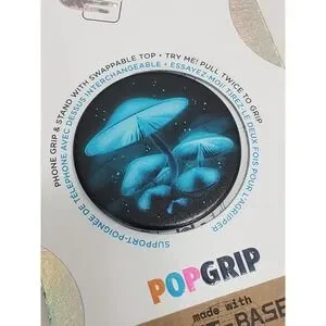 NEW PopSockets Popgrip Phone Holder Stand NIGHTCAPS Mushrooms Shrooms Hippie 70s