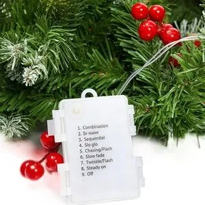 New Pre-lit Garland 9 Feet Indoor/Outdoor