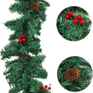 New Pre-lit Garland 9 Feet Indoor/Outdoor