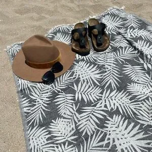 New Premium Cotton Turkish Peshtemal Palm Frond Beach Towels Oversized