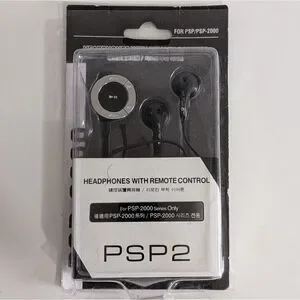 New Psp headset with remote control for PSP 2000