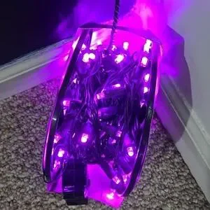 NEW Purple Party Lights String Lights Halloween Dorm Decoration Bundle (4)