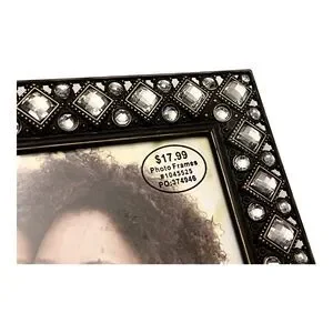 NEW Rhinestone & Bronze Metal PICTURE FRAME 4x6 Vertical Or Horizontal Western