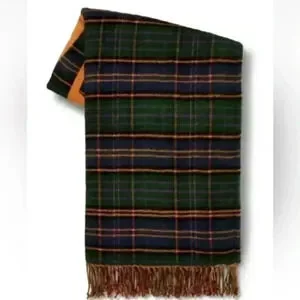 NEW Rowing Blazers Throw Blanket 60x50 Target Plaid Gift Holiday Preppy Holiday