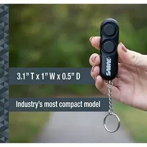 *NEW* SABRE PA-01 Personal Self-Defense Safety Dual Siren Alarm On Key Ring