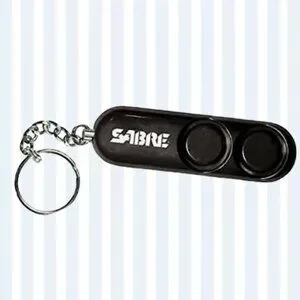 *NEW* SABRE PA-01 Personal Self-Defense Safety Dual Siren Alarm on Key Ring