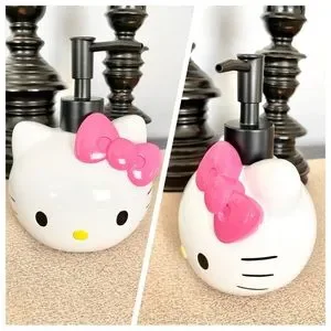 New Sanrio HELLO KITTY Ceramic Soap Dispenser Pump
