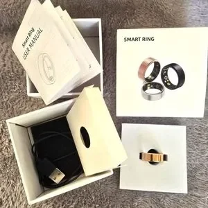 NEW Smart Ring In Black Size 13 Beautiful & Comfortable Fit IOS & Android