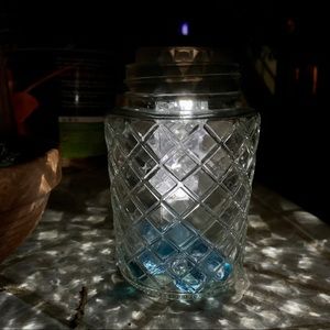 NEW Solar Light Lantern-outdoor Garden Accent BLUE