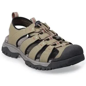 New Sonoma Men’s Sherman Bump Toe Sandals Sz 13 Taupe Cushioned Footbed NWT