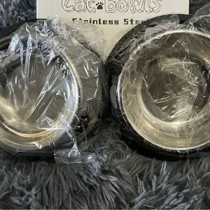 New Stainless Steel Cat Bowls