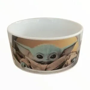 New Star Wars The Mandalorian Ceramic Pet Bowl Dog