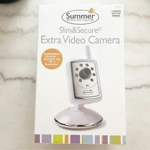 NEW Summer Infant Extra Video Camera SLIM & Secure Baby Monitor Camera #28390