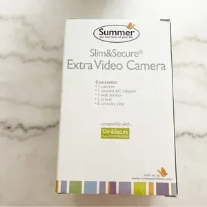 NEW Summer Infant Extra Video Camera SLIM & Secure Baby Monitor Camera #28390