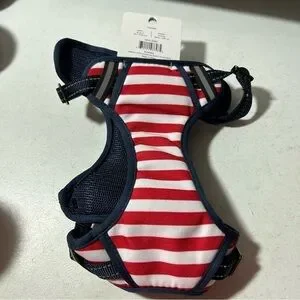New Tails & Noses Dog Harness Size S/M Red White Blue American Flag BNWT