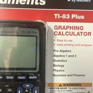 NEW TEXAS INSTRUMENTS TI-83 PLUS Graphing Calculator