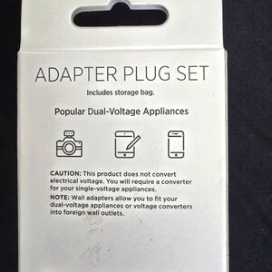 NEW TravelSmart Adapter Plug Set - White Ecellent For Traveling See Details