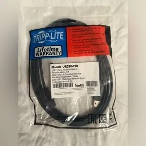 NEW Tripp-Lite USB 2.0 Cable A Male to A Male 10.00' (3.05m)