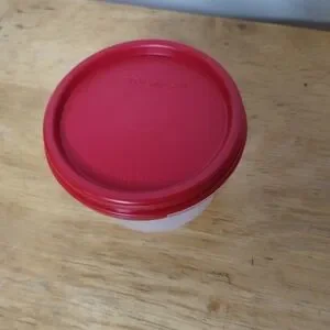 New Tupperware Red Modular Mate Round #1