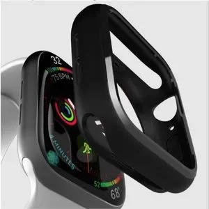 New Unisex Black Glossy Apple Watch Bumper Case For 40mm