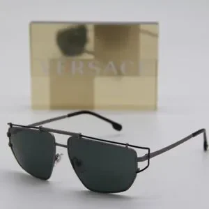 NEW VERSACE VE2202 1437/71 METAL MEN’S SUNGLASSES VERSACE VE 2202