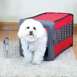 NEW Vibrant Life Small Pop Up Dog Cat Kennel 22.50x 14.25x14.50 Up To 25 Pounds