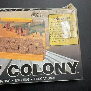 New Vintage Ant Colony / City With Sand NSI 1973 (8.75" X 6.25")