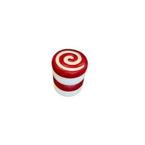 NEW Viral 2024 TikTok Food Stool PEPPERMINT CANDY SWIRL End Table 18" LIMITED
