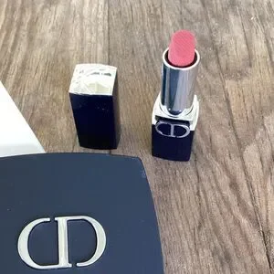 New W/ Box Christian Dior Makeup Compact Mirror & Mini Rouge Lipstick 772