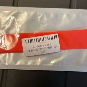 NEW Watch Band For Apple Watch 38mm Red Silicone Loop Band 6 Inch GENERIC
