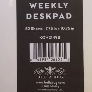 New Weekly Deskpad Planner To Do List With Magnet New With Tags