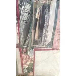 NEW Whitmor Hanging Jumbo Wardrobe Bag Garment Clothing Closet Storage Floral