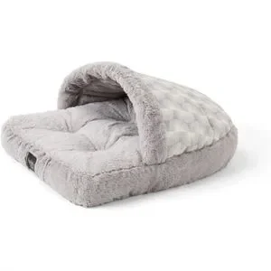 New York PET Kendall Fluted Geo Cozy Slipper Cave Pet Bed