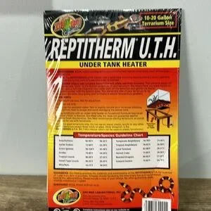 New Zoo Med Reptitherm U.T.H. Under Tank Heater