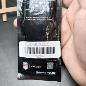 NFL Arizona Cardinals 42/44/45mm Silicone Apple Watch Band Sealed NEW
