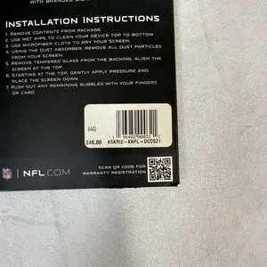NFL Logo Screen Protector Premium Glass Dallas Cowboys IPhone 12 Pro NEW