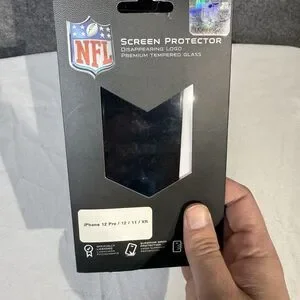 NFL Logo Screen Protector Premium Glass Dallas Cowboys IPhone 12 Pro NEW