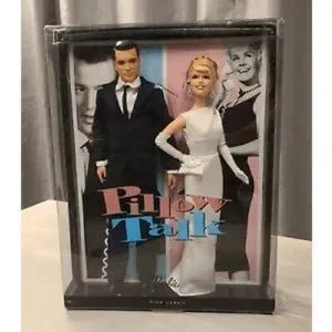 NIB 2011 Mattel Barbie Pillow Talk Doris Day & Rock Hudson Pink Label