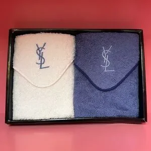 NIB Authentic YSL Face Towels