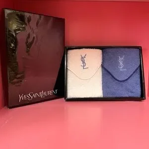 NIB Authentic YSL face towels