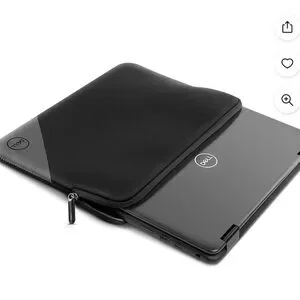 NIB Dell Black And Gray Tablet Sleeve Neoprene Zipper Case Up To 15 Inch Laptops