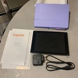 NIB GIGASET 8” Tablet QV380 Silver Tablet
