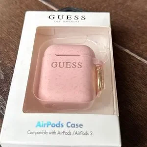 NIB Guess Air Pods 2 Case Pink Gold