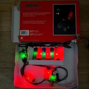 NIB Holiday Novelty Lights “jingle Bells Shotgun Shells” (10 Lights 8 Feet)
