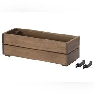 NIB IKEA Furniture & Home Living Wooden Flower Plank Box Arcadia Outdoor
