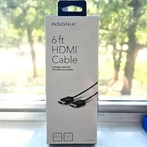NIB Insignia 6 ft HDMI Cable NS-HG06505 1080p 10.5 Gbps