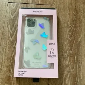 NIB Kate Spade paper boat phone case for iPhone 11 Pro Max
